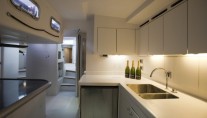 Luxury yacht ICAP Leopard 3 - Galley Credit- Ocean Images